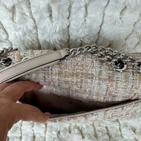 Kate Spade Cream and Brown Shoulder Bag with Chain Handles - Picture 11 of 16